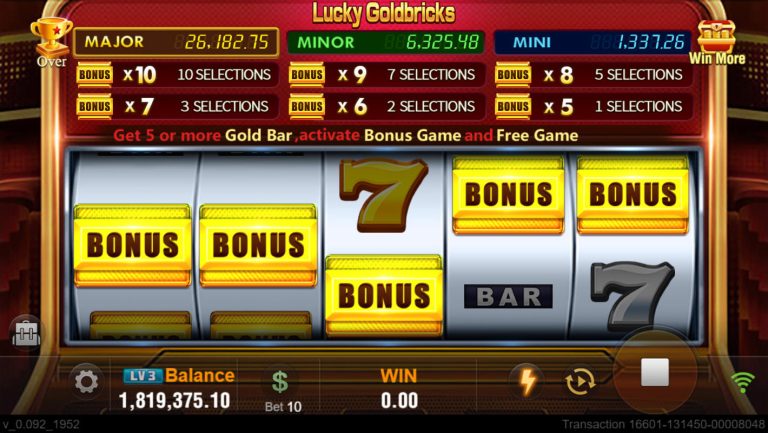 เปิดตำนาน Lucky Goldbricks – สล็อตทองคำที่แจกหนักสุดแห่งปี!