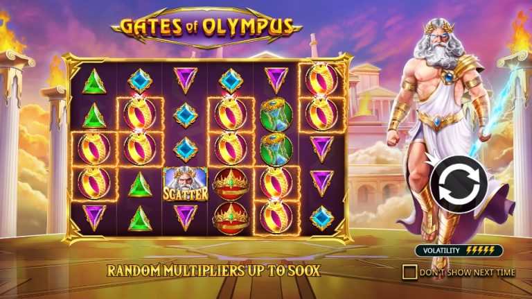 รีวิว Gates of Olympus – สล็อตเทพเจ้าซุส แตกแรงจาก Pragmatic Play